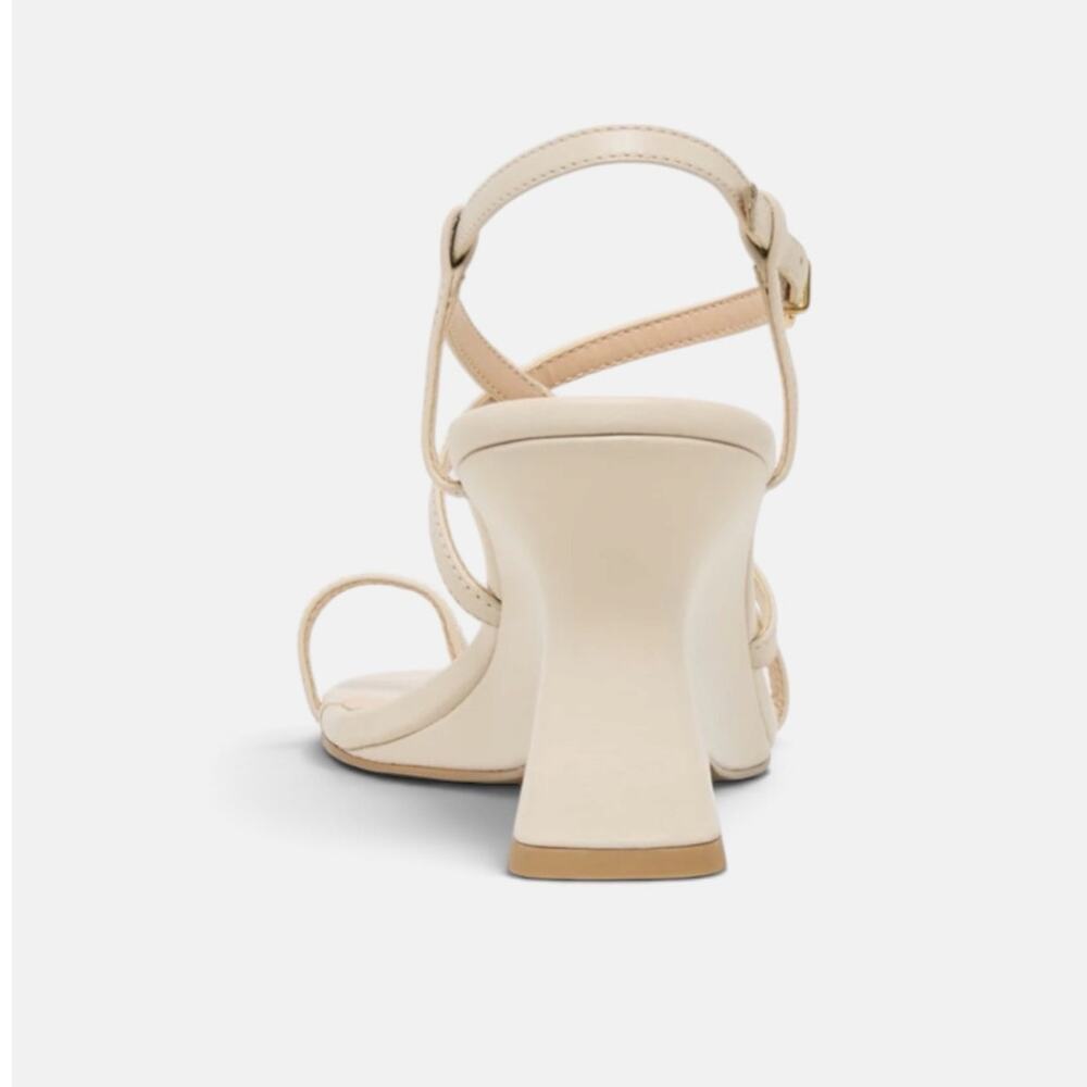 Dolce Vita Womens Aylee Toe-Ring Strappy Sculpted Wedge Sandals Cream Size 7 NIB - Picture 7 of 9